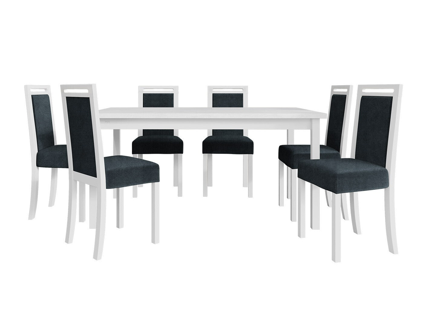 Trpezarijski set Victorville 308 (Belo)