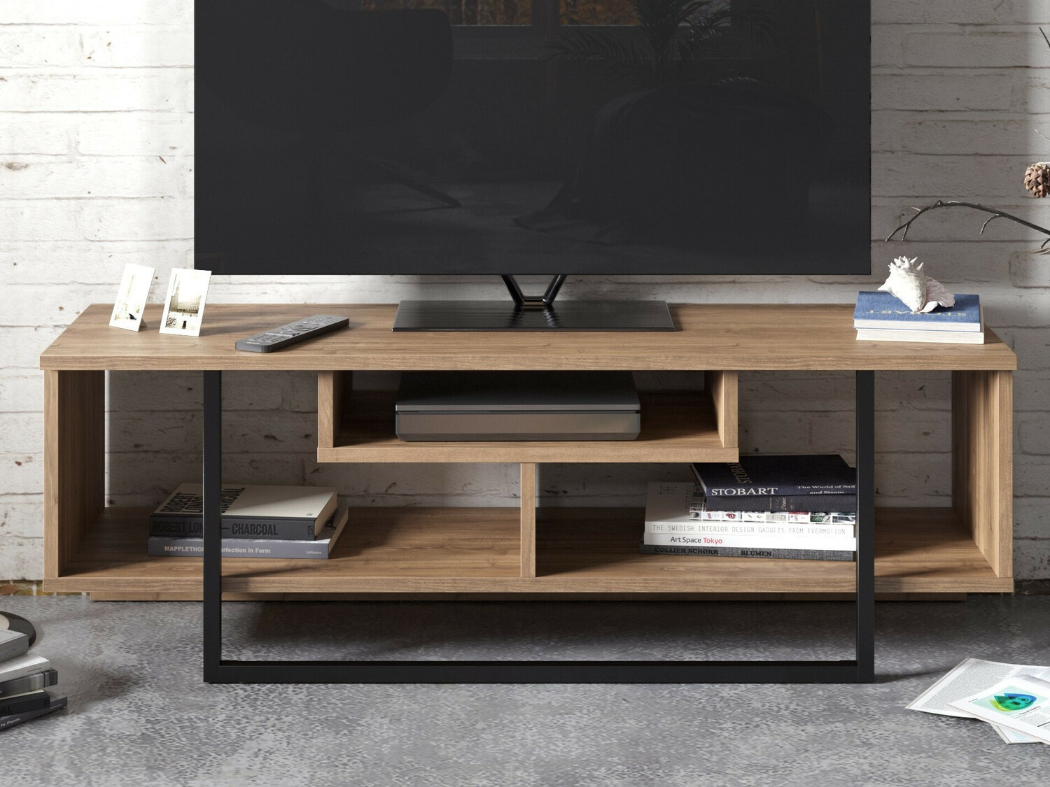 TV komoda Kailua 246 (Orah + Crno)