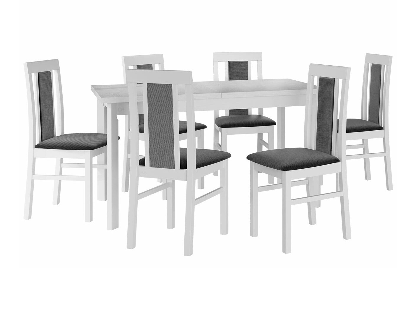 Trpezarijski set Victorville 315 (Belo)