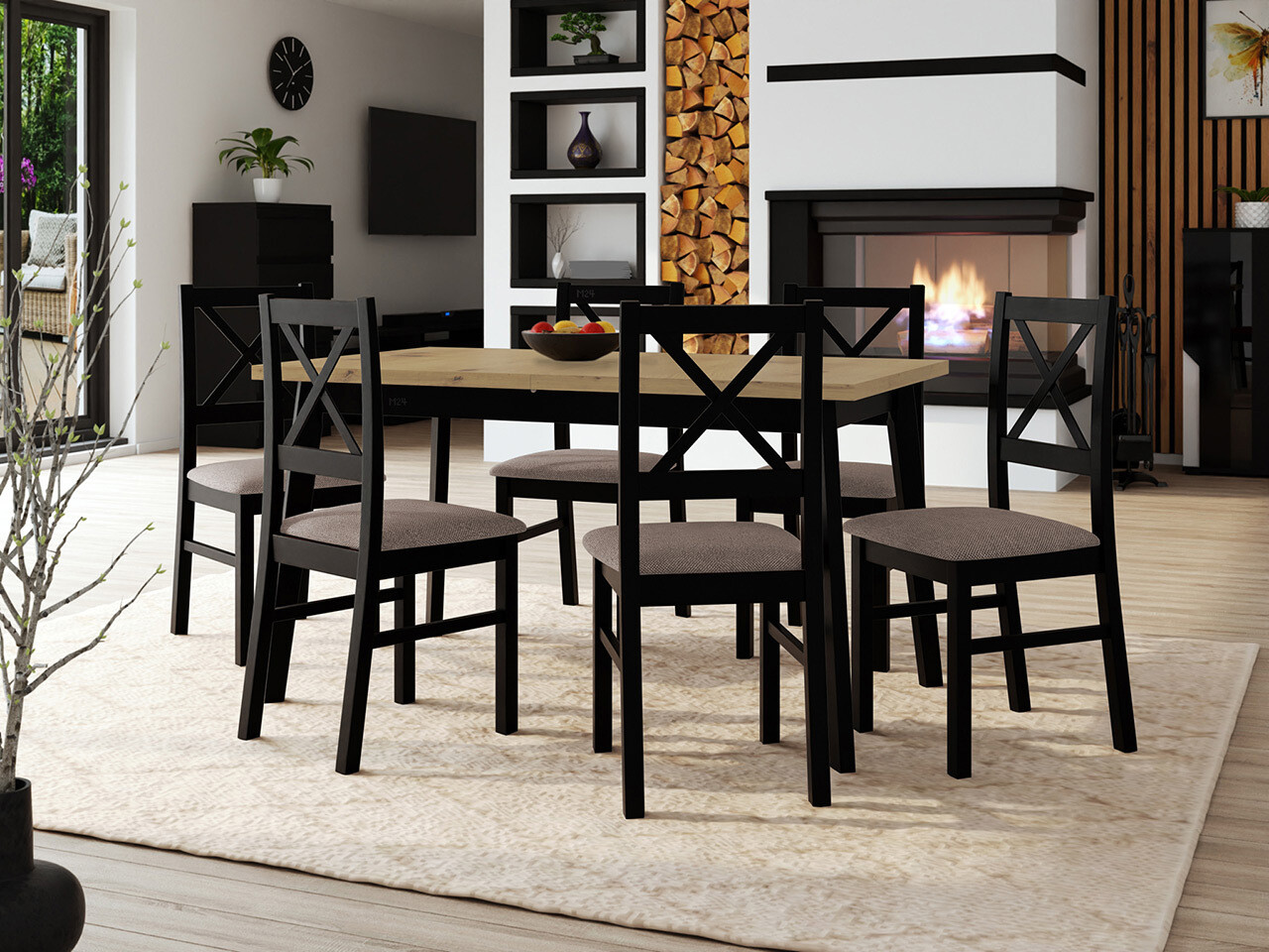 Trpezarijski set Victorville 316 (Hygge 20)