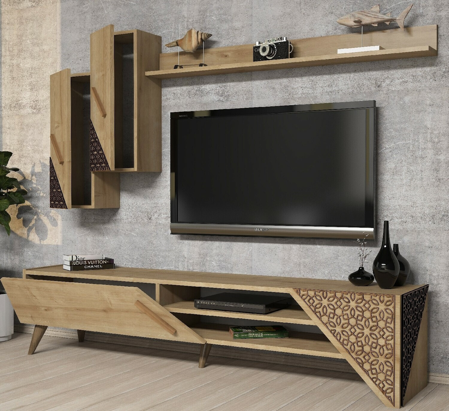 Set za dnevnu sobu Kailua 1564 (Hrast)