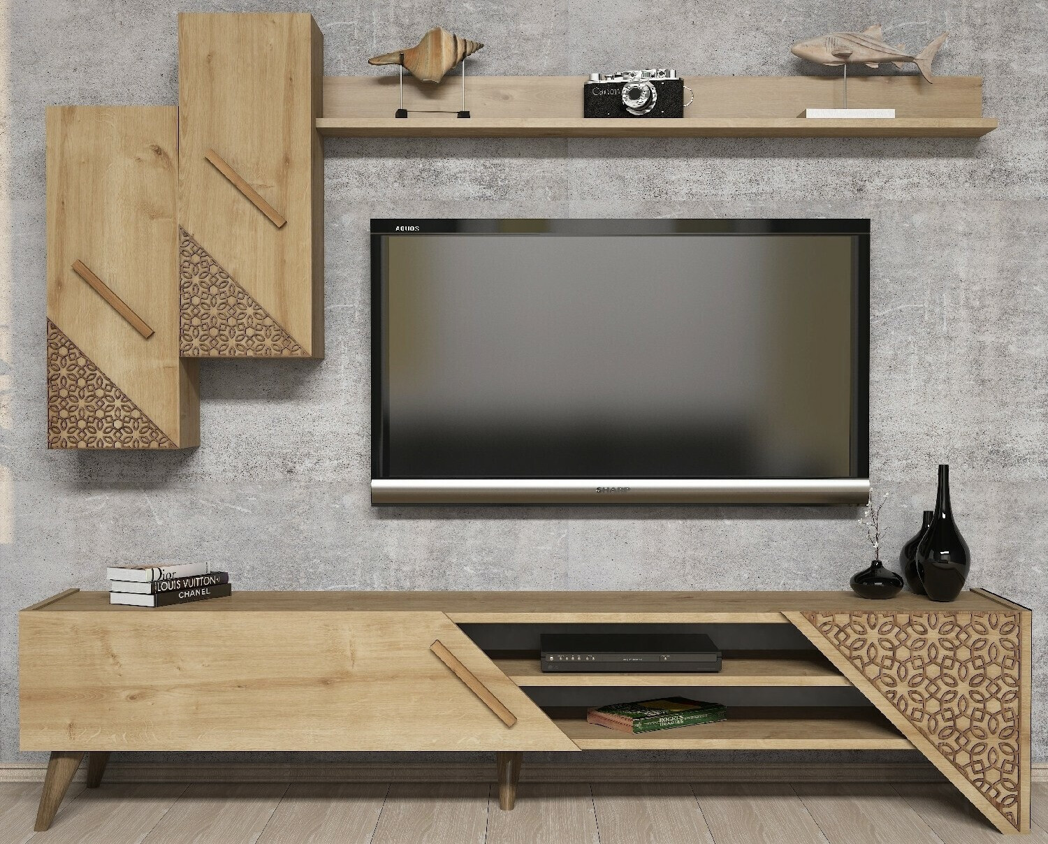Set za dnevnu sobu Kailua 1564 (Hrast)