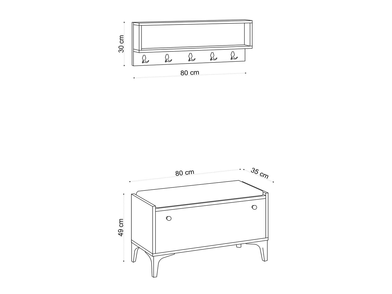 Set za hodnik Kailua 304