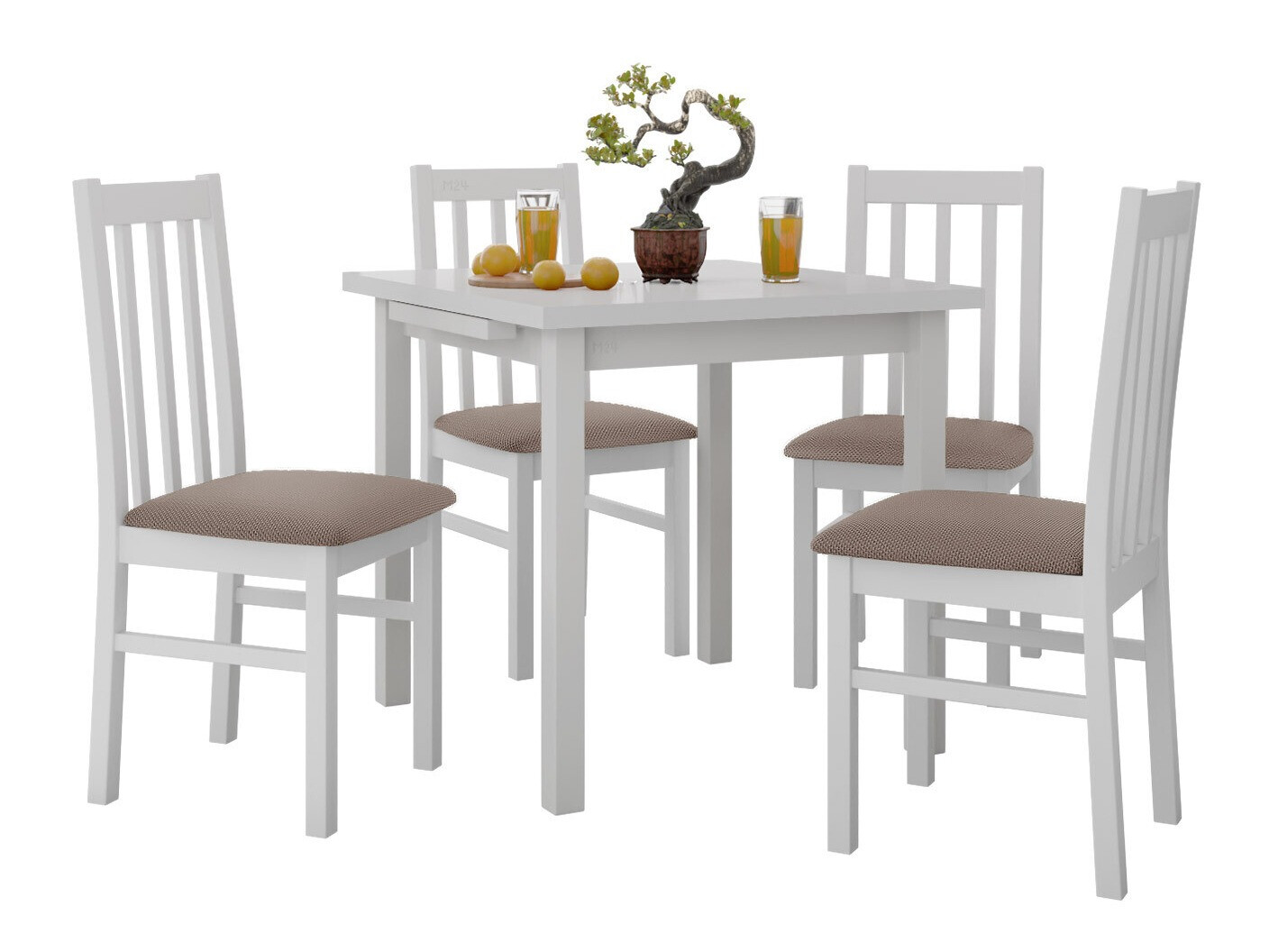Trpezarijski set Victorville 319 (Belo)