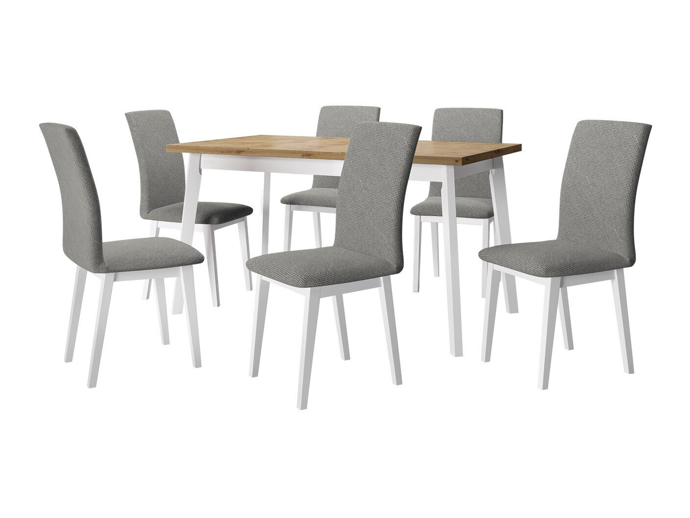 Trpezarijski set Victorville 321 (Belo)