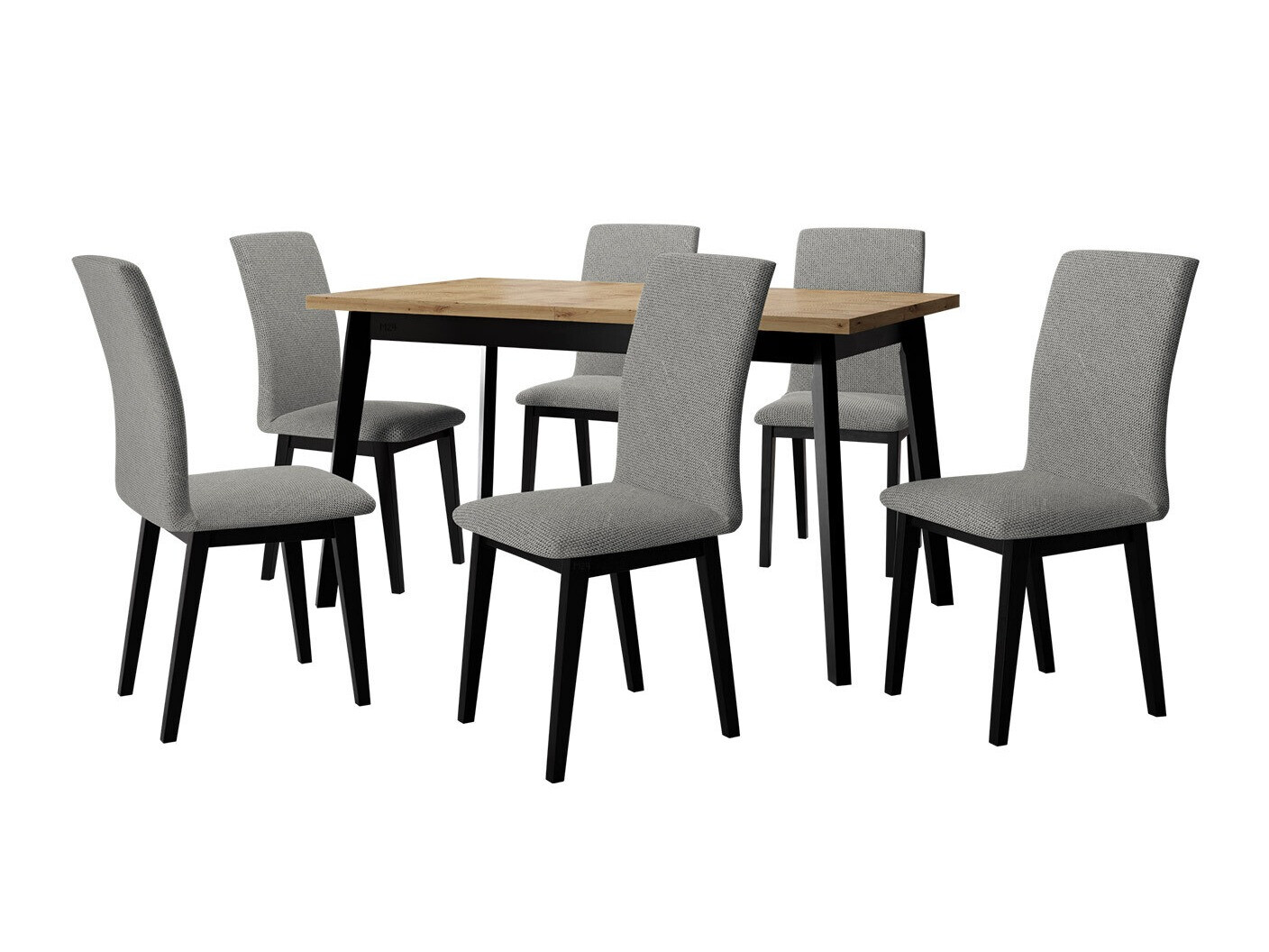 Trpezarijski set Victorville 321 (Crno)