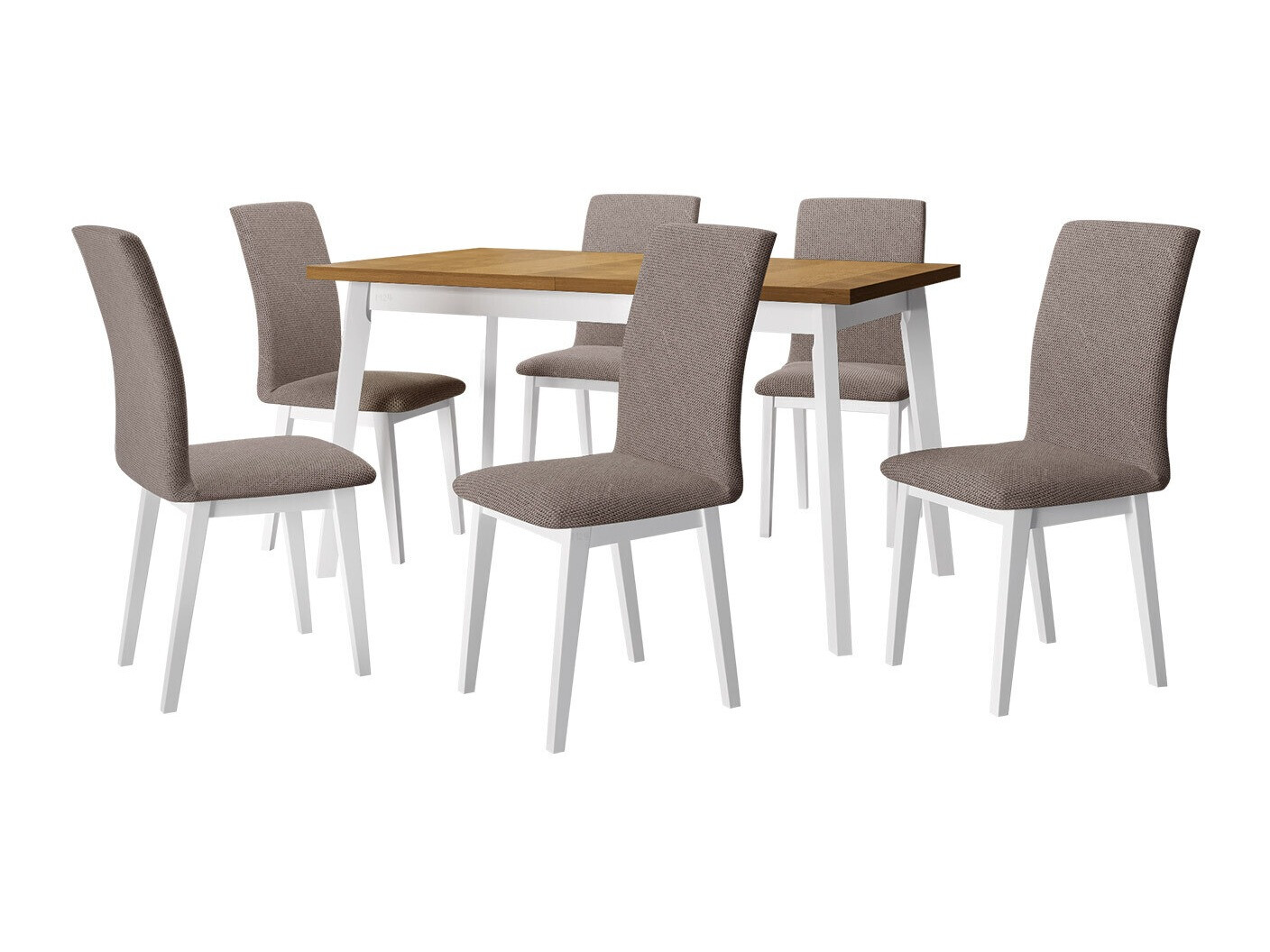 Trpezarijski set Victorville 322 (Belo)