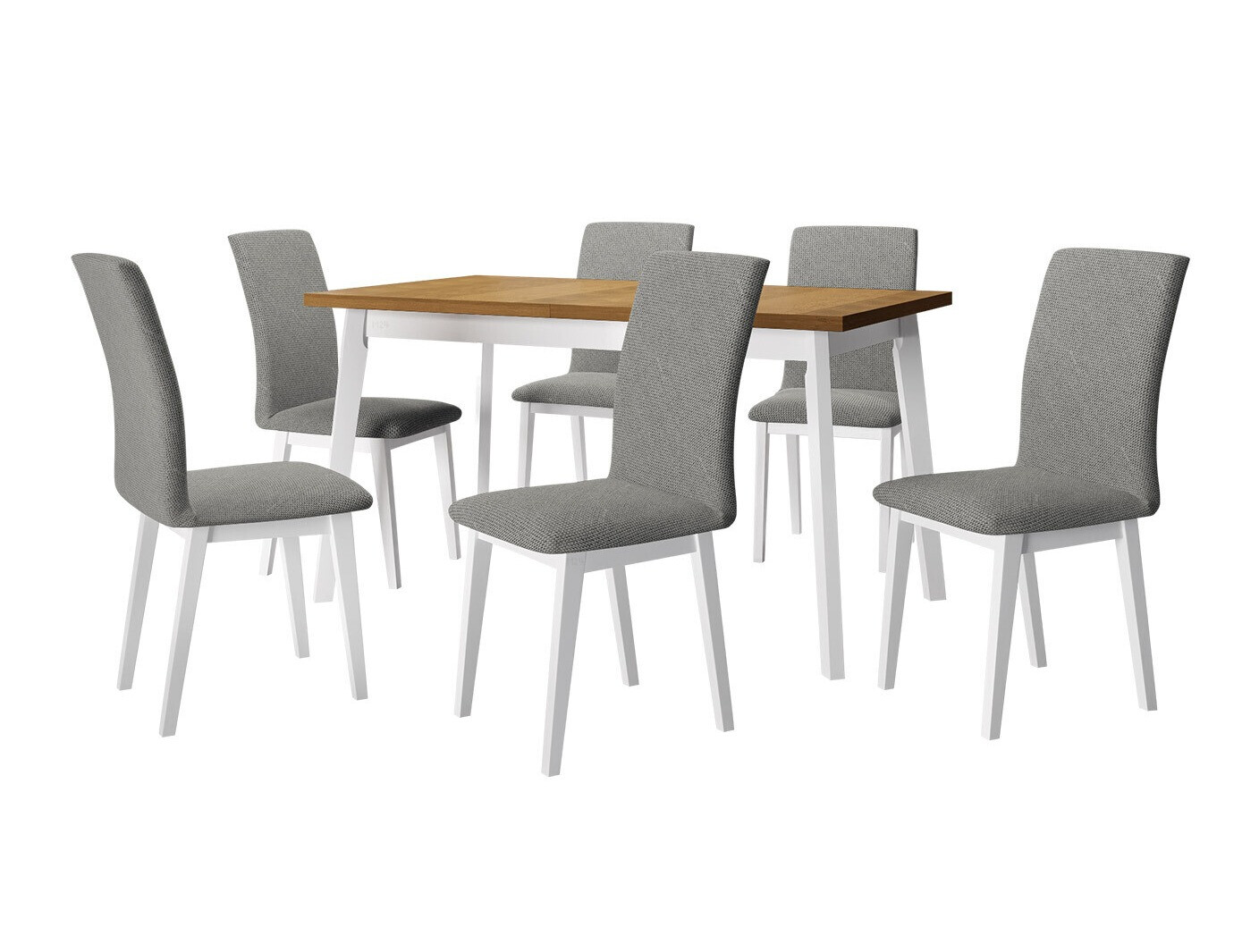 Trpezarijski set Victorville 322 (Belo)