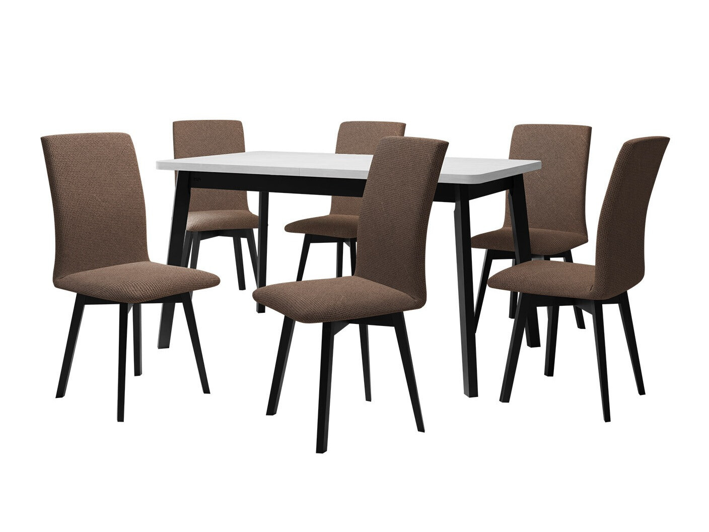 Trpezarijski set Victorville 323 (Crno)