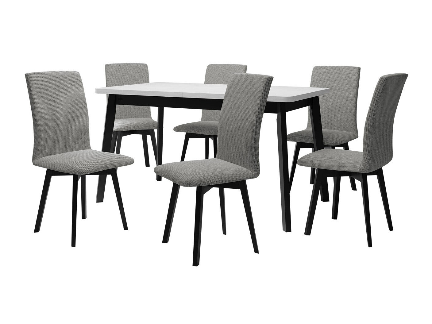 Trpezarijski set Victorville 323 (Crno)