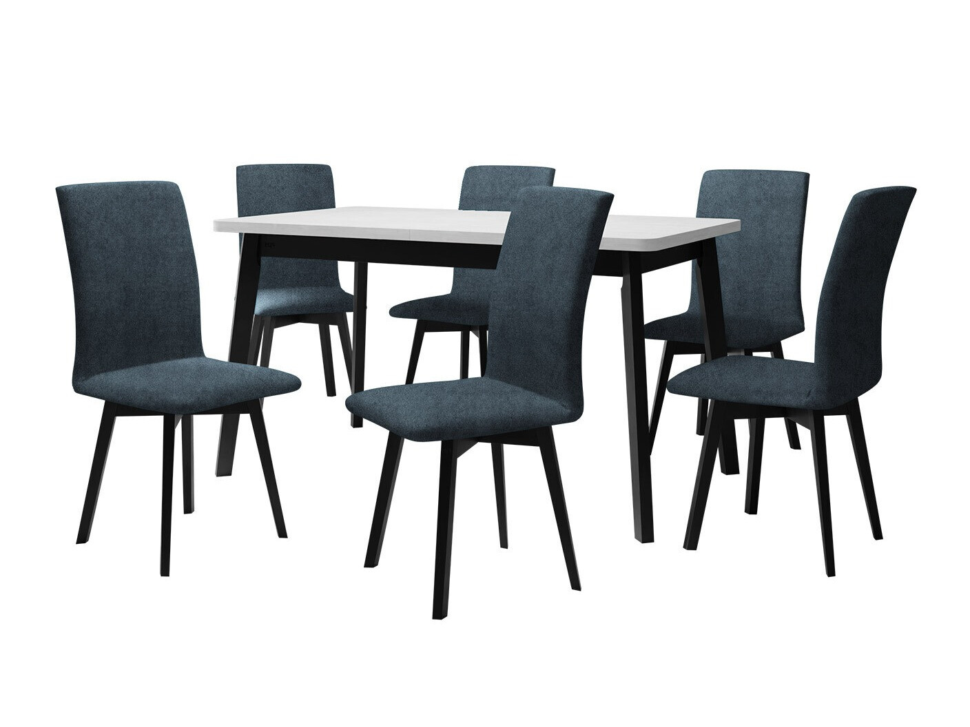 Trpezarijski set Victorville 323 (Crno)