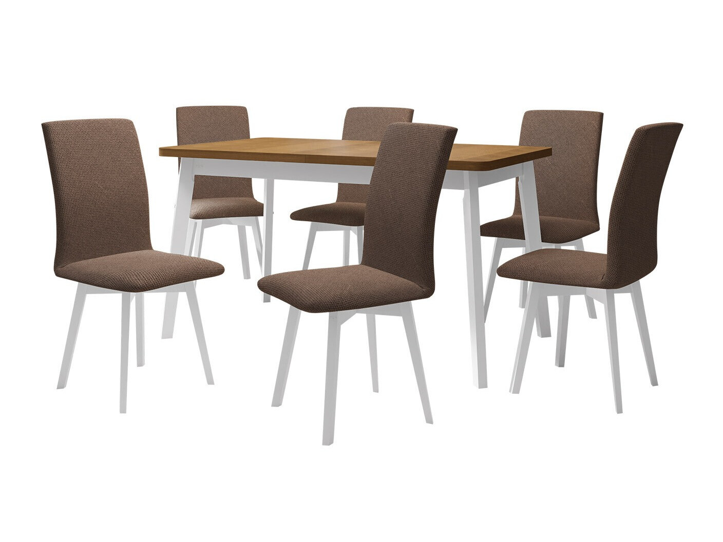 Trpezarijski set Victorville 324 (Belo)