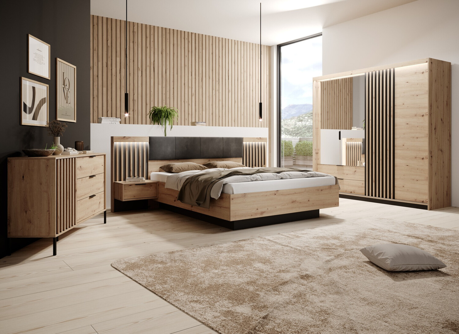 Set noćnih ormarića Lusone 105