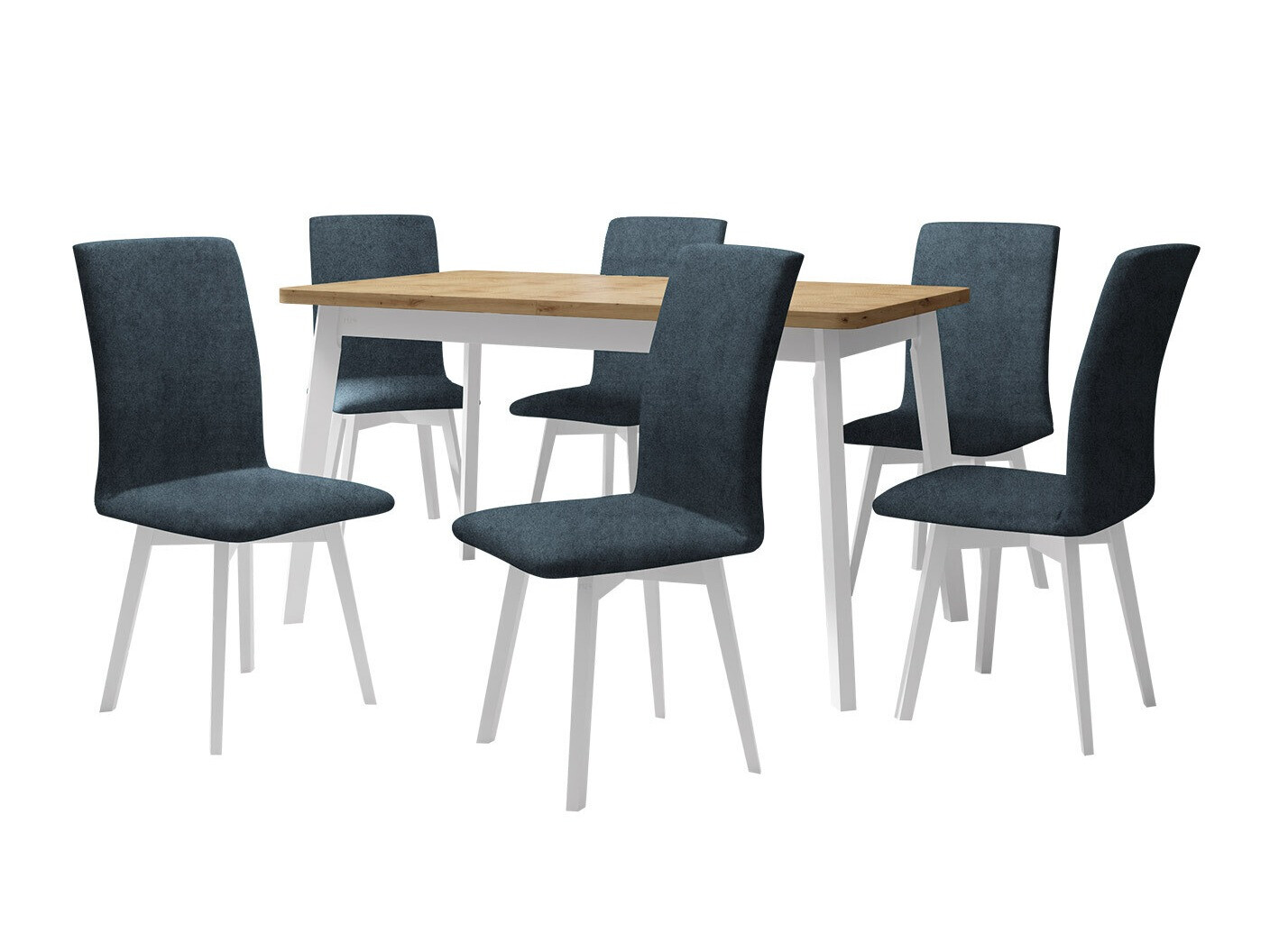 Trpezarijski set Victorville 326 (Belo)