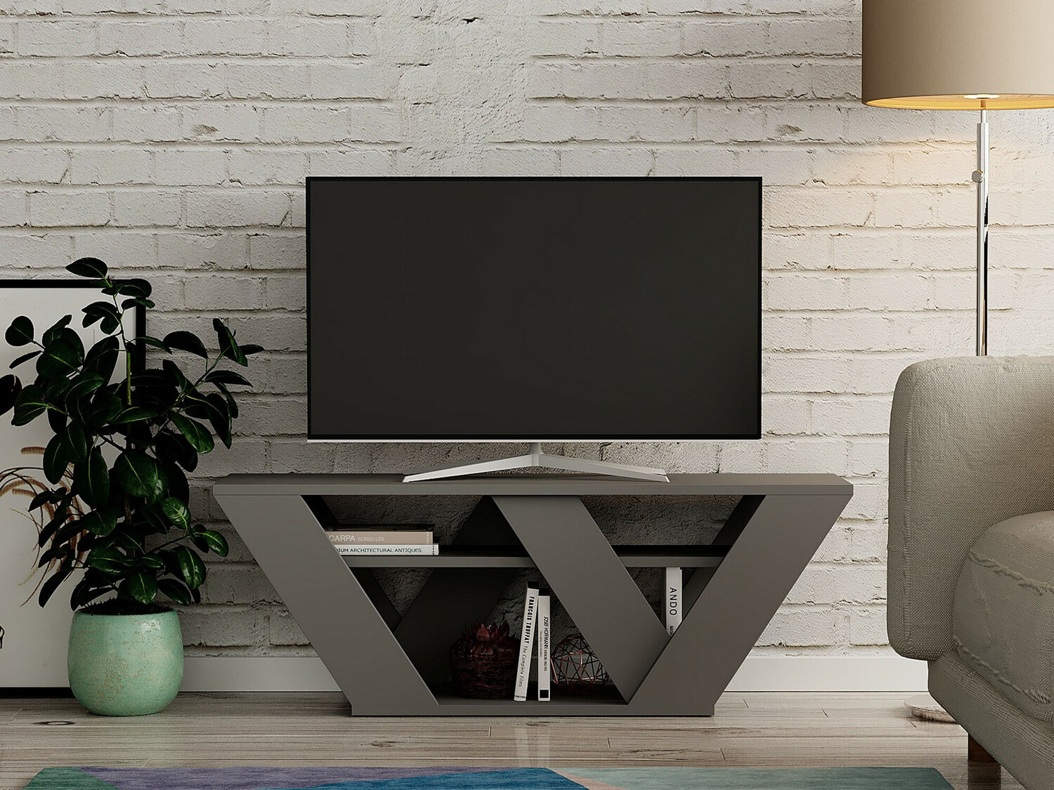 TV komoda Kailua 457 (Antracit)