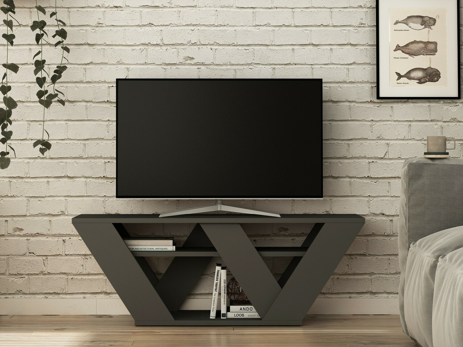 TV komoda Kailua 457 (Antracit)