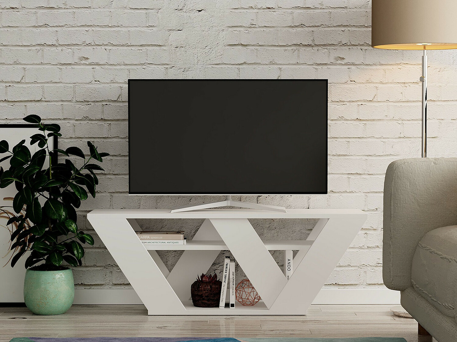 TV komoda Kailua 457 (Belo)