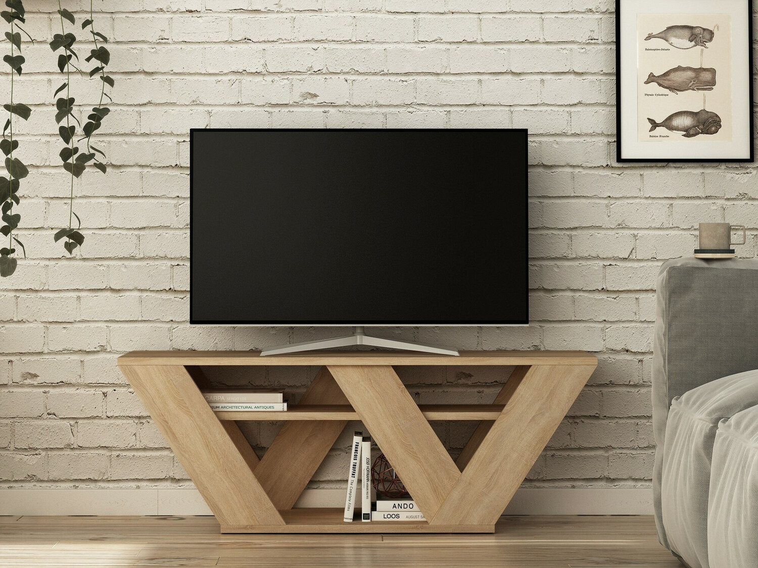 TV komoda Kailua 457 (Hrast)