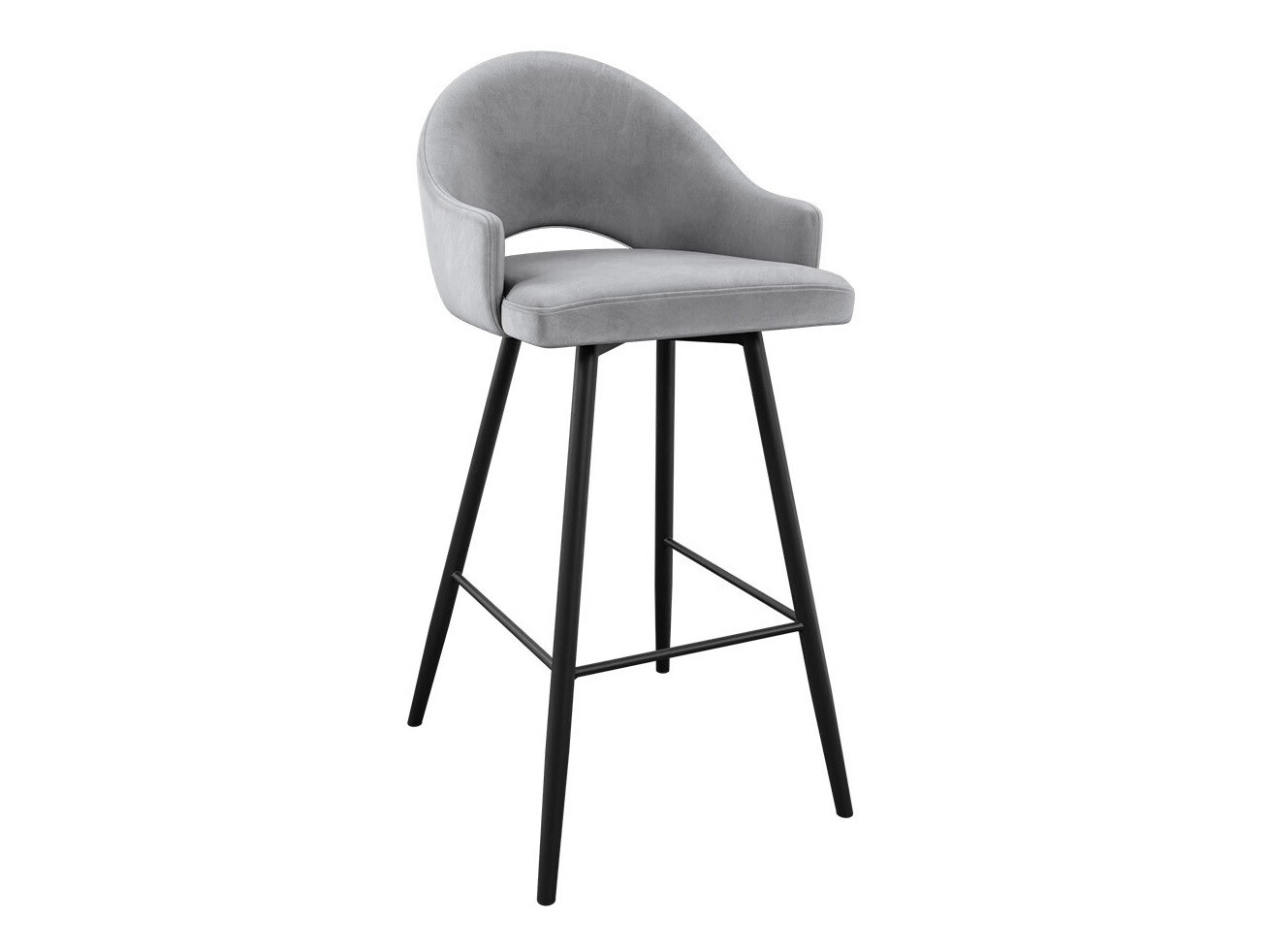 Barska stolica Jackson 103 (Crno + Magic Velvet 2240)