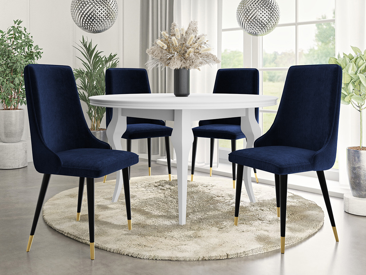 Stolica Jackson 106 (Crno + Magic Velvet 2216)