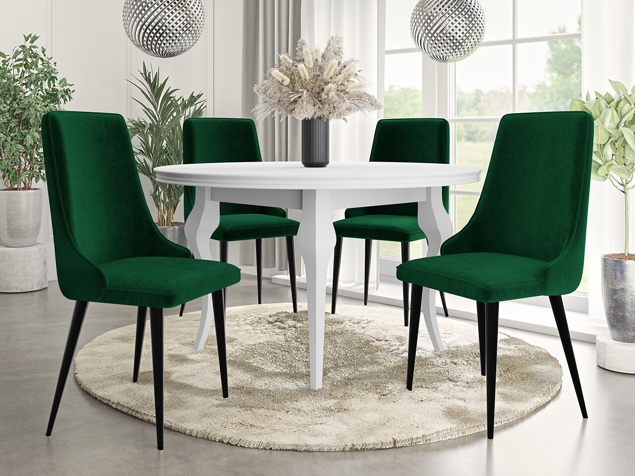 Stolica Jackson 106 (Crno + Magic Velvet 2225)