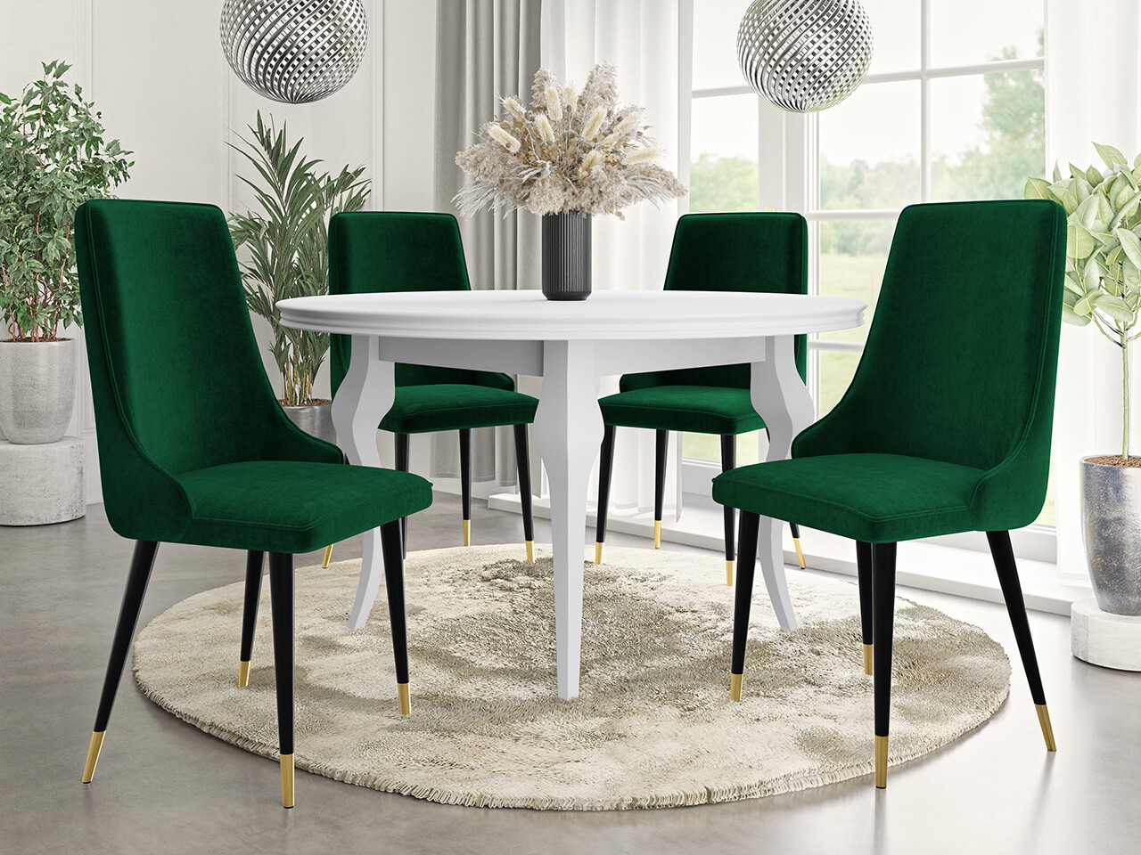 Stolica Jackson 106 (Crno + Magic Velvet 2225)