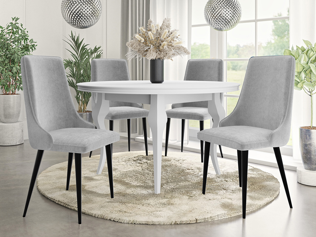 Stolica Jackson 106 (Crno + Magic Velvet 2240)