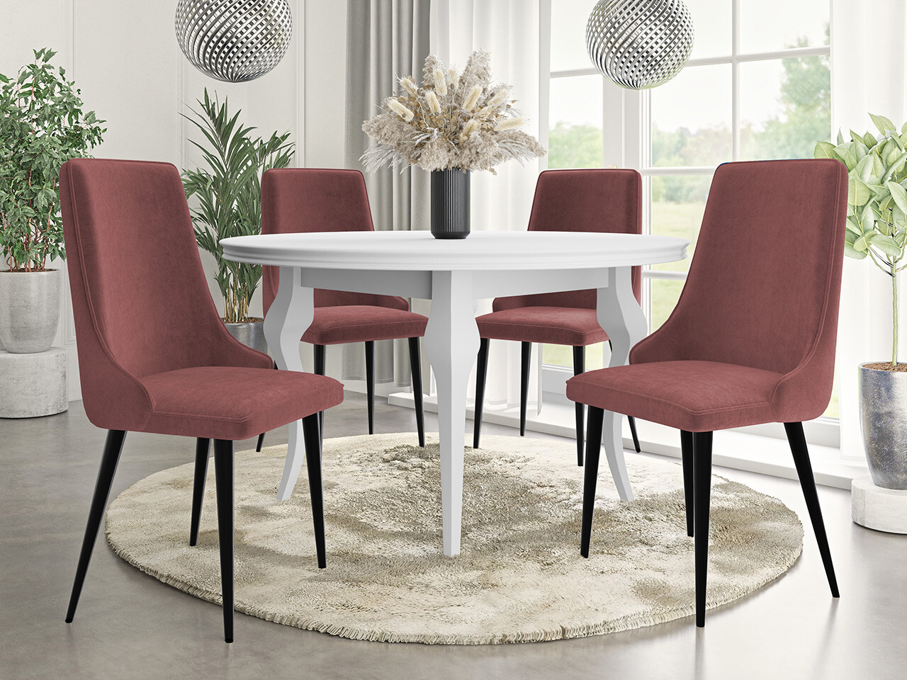 Stolica Jackson 106 (Crno + Magic Velvet 2258)