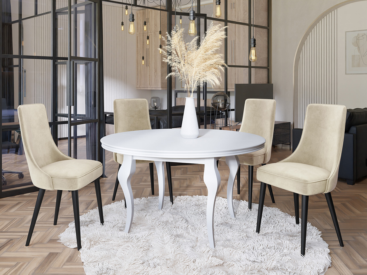 Stolica Jackson 107 (Crno + Magic Velvet 2250)