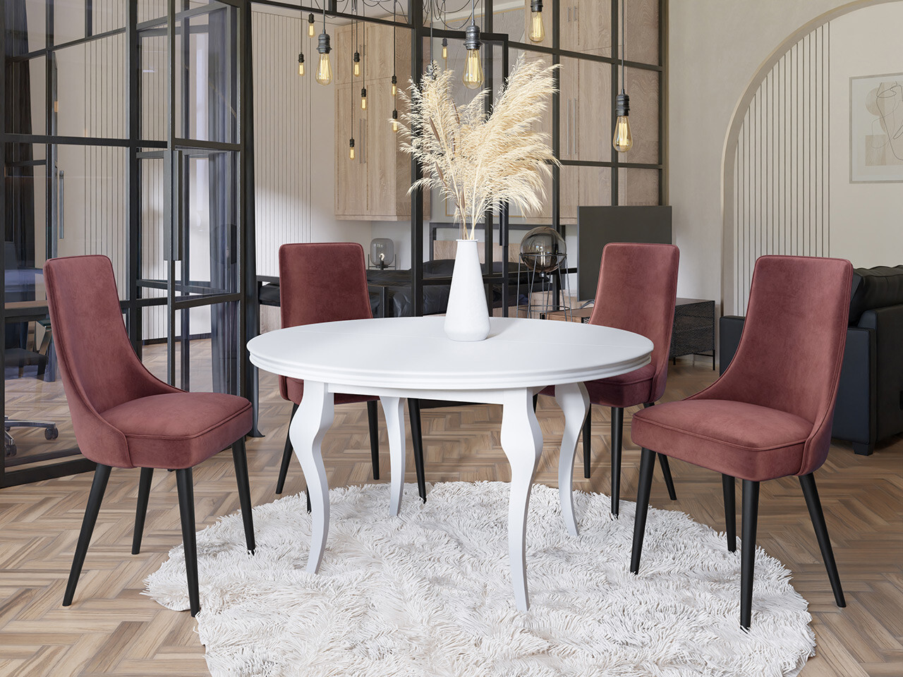 Stolica Jackson 107 (Crno + Magic Velvet 2258)