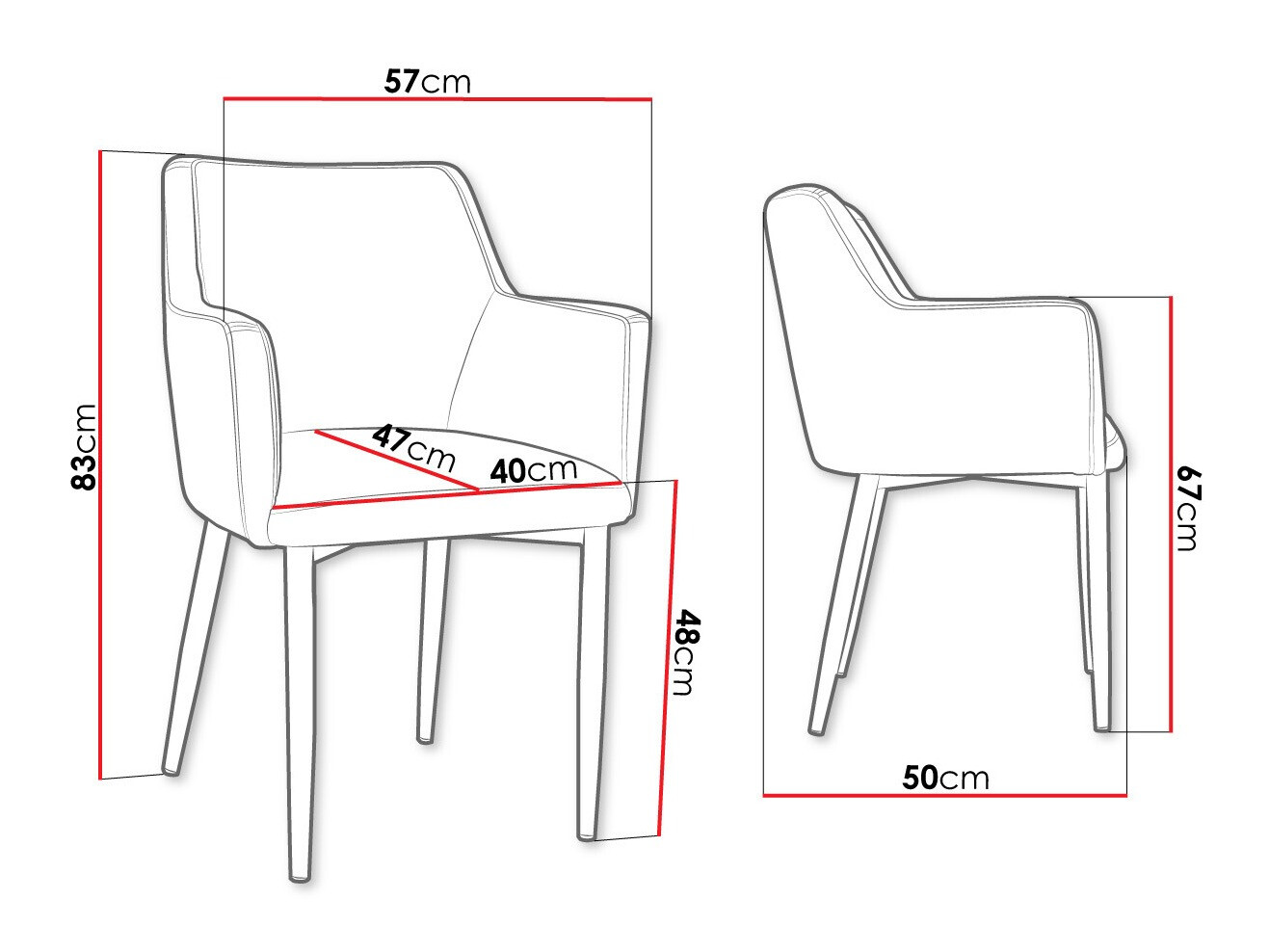 Stolica Jackson 108 (Crno + Magic Velvet 2225)