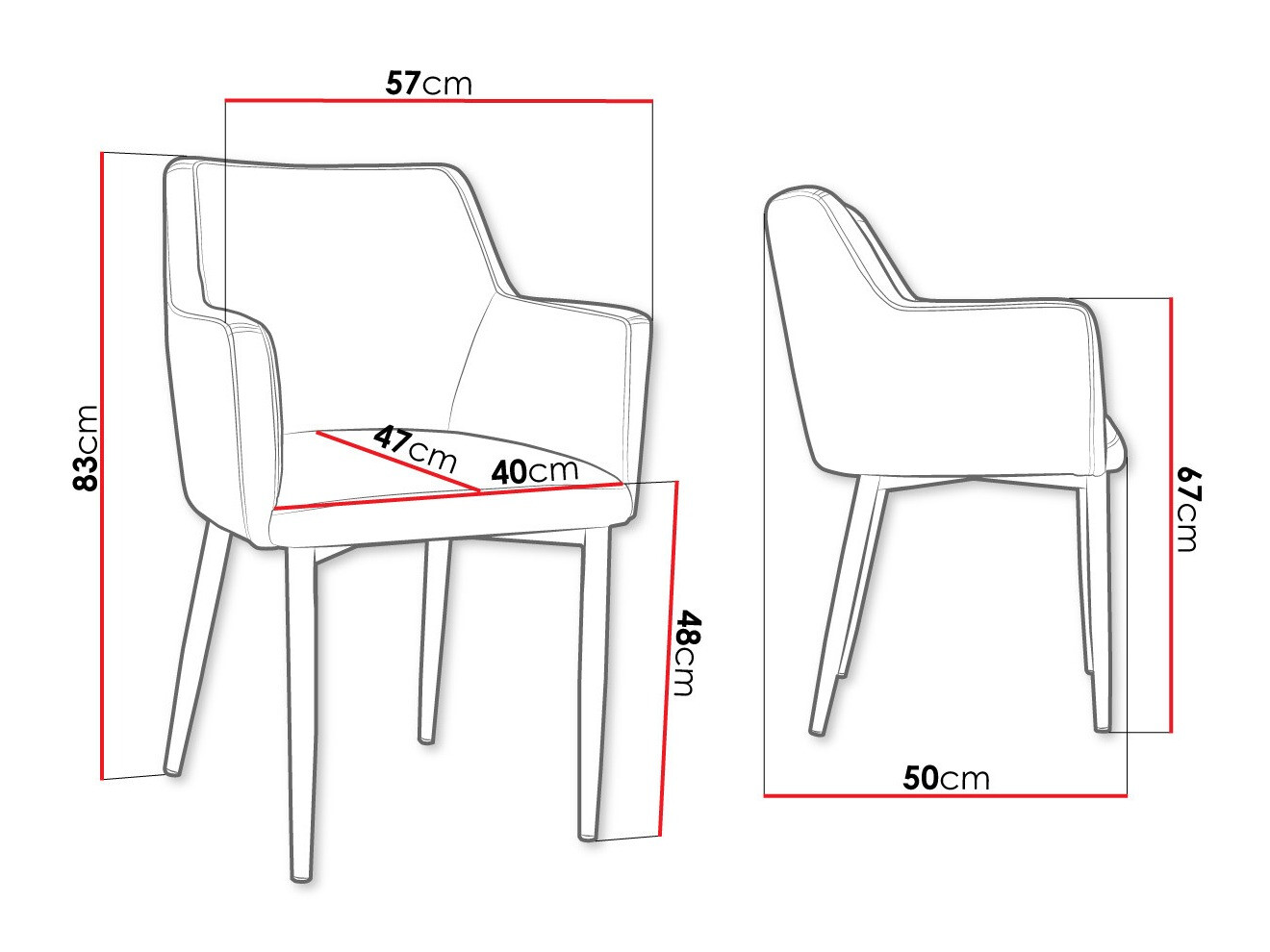 Stolica Jackson 108 (Crno + Magic Velvet 2225)