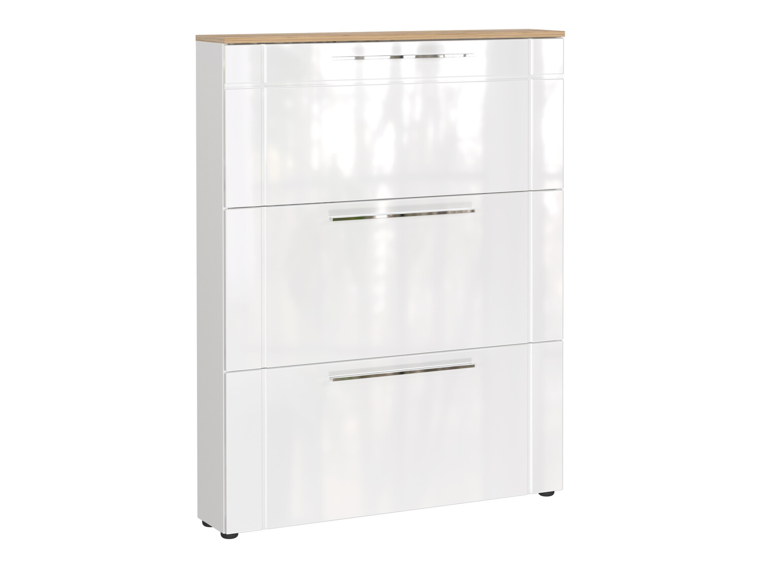 Cipelarnik Sacramento 404 (Sjajno belo + Navarra hrast)