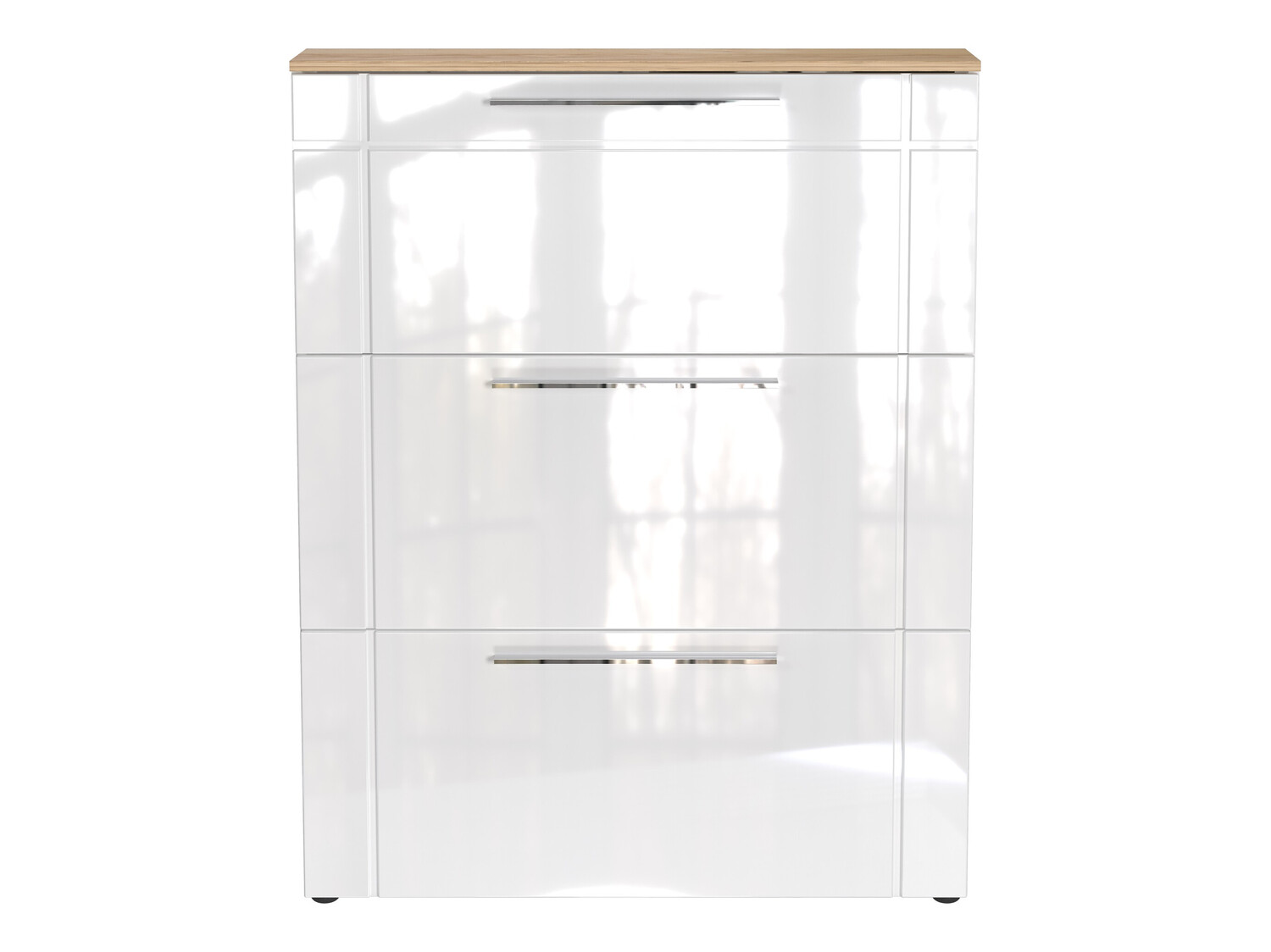 Cipelarnik Sacramento 404 (Sjajno belo + Navarra hrast)