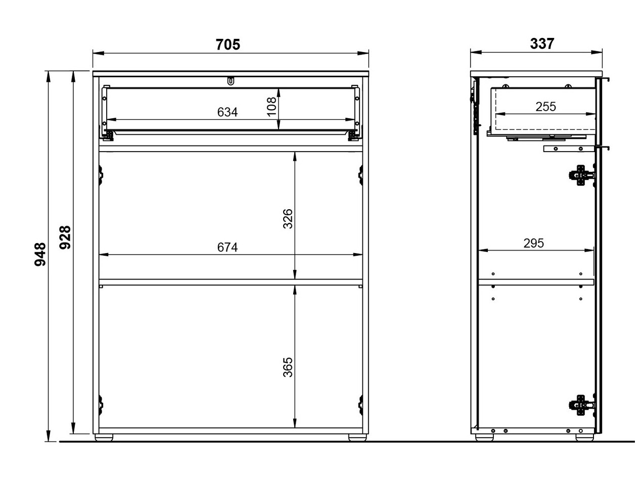 Ormarić za kupatilo Catvera 103