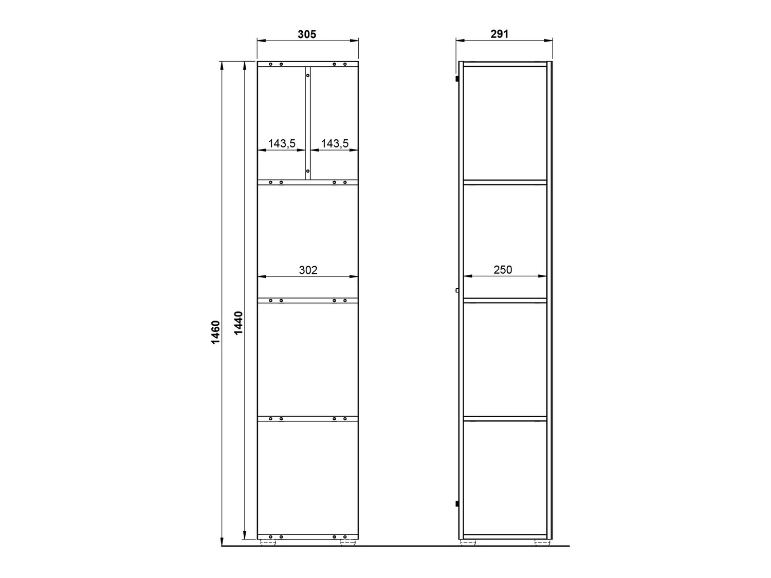 Polica za kupatilo Catvera 100
