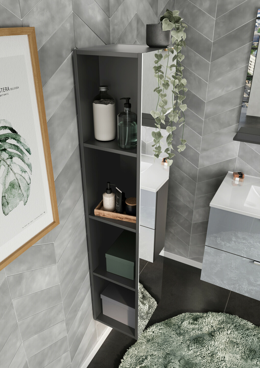 Polica za kupatilo Catvera 100