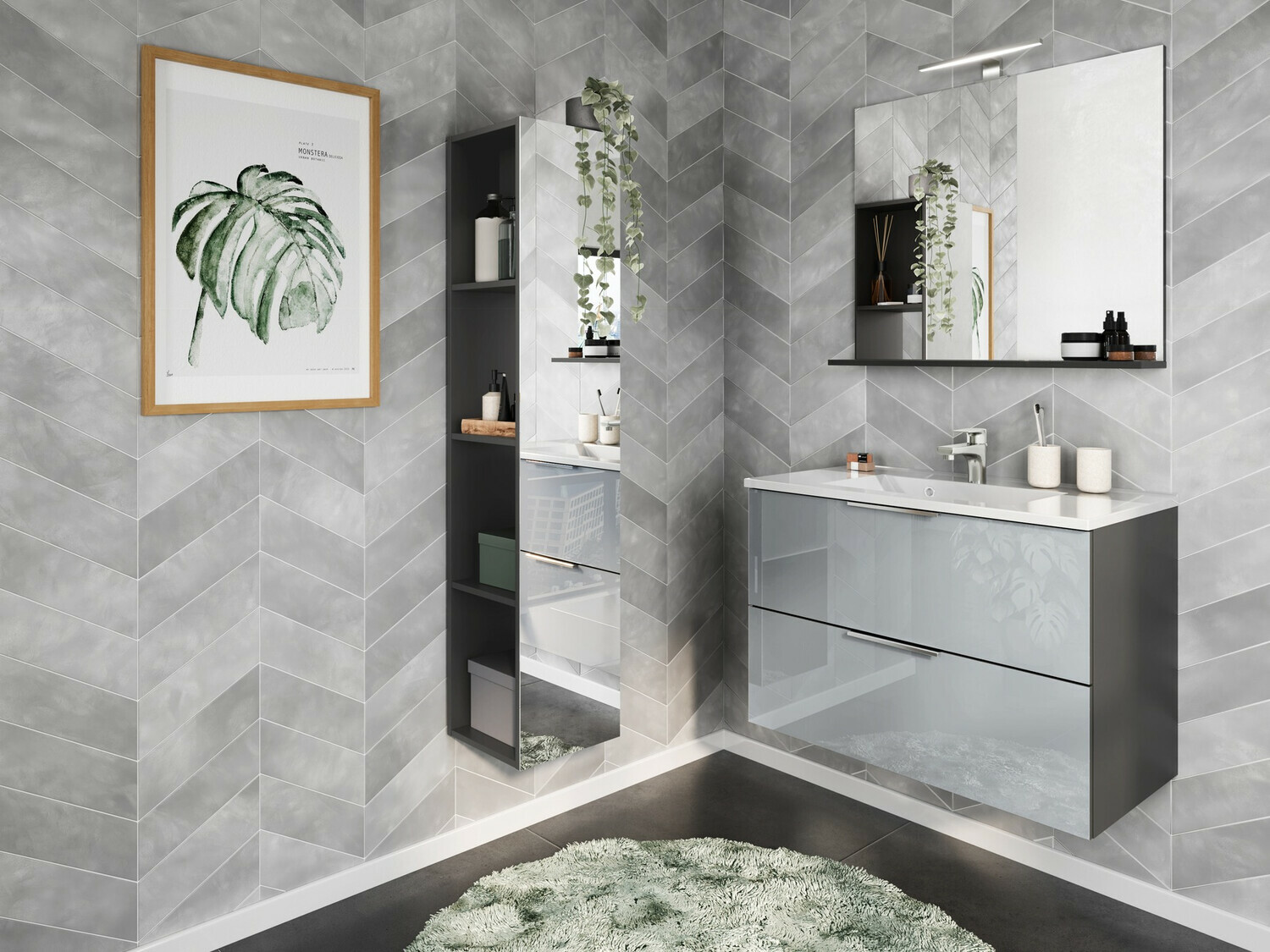 Polica za kupatilo Catvera 100