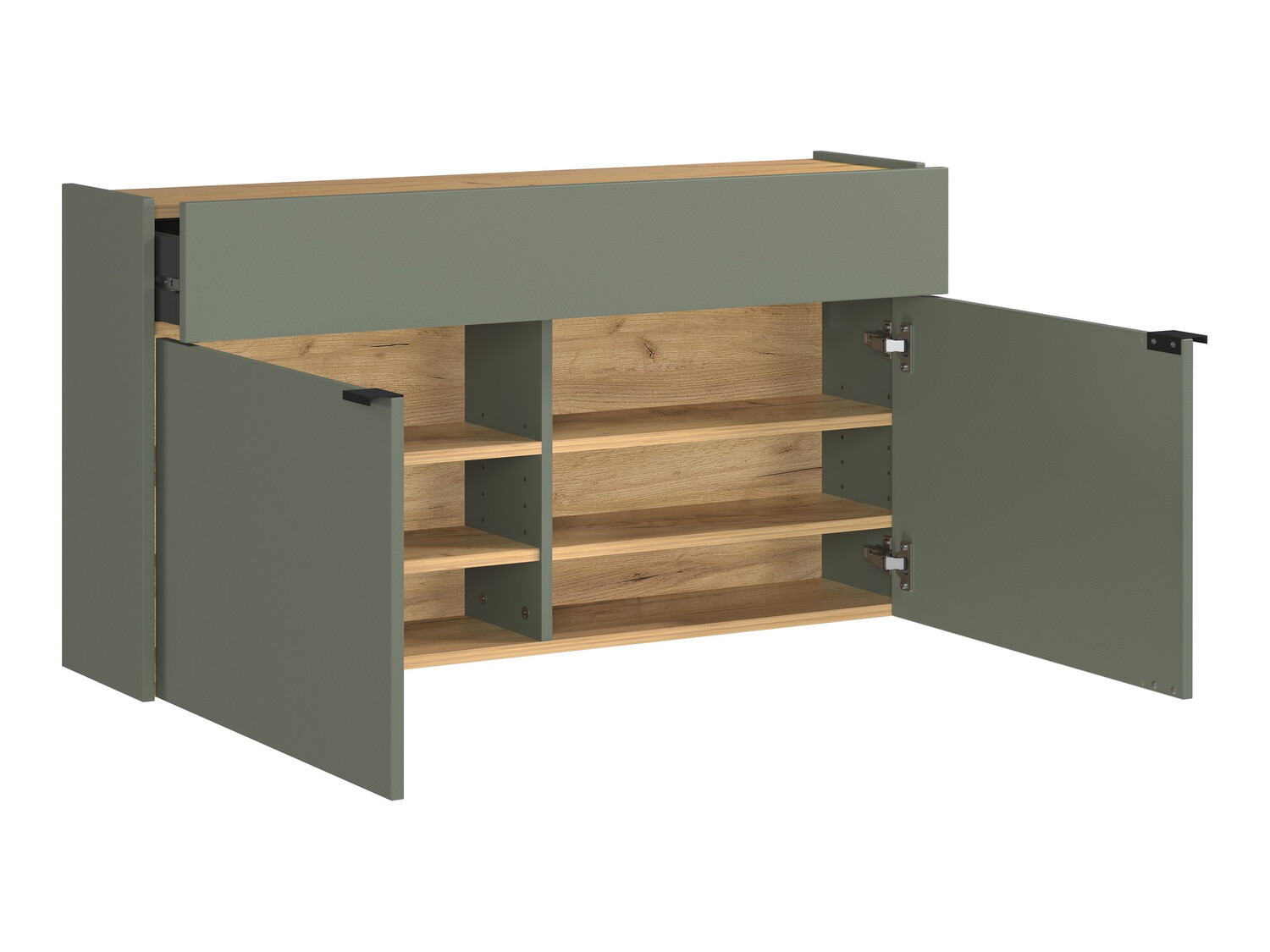 Set za hodnik Cirsale 107 (Prašnjavo zelena + Navarra hrast)