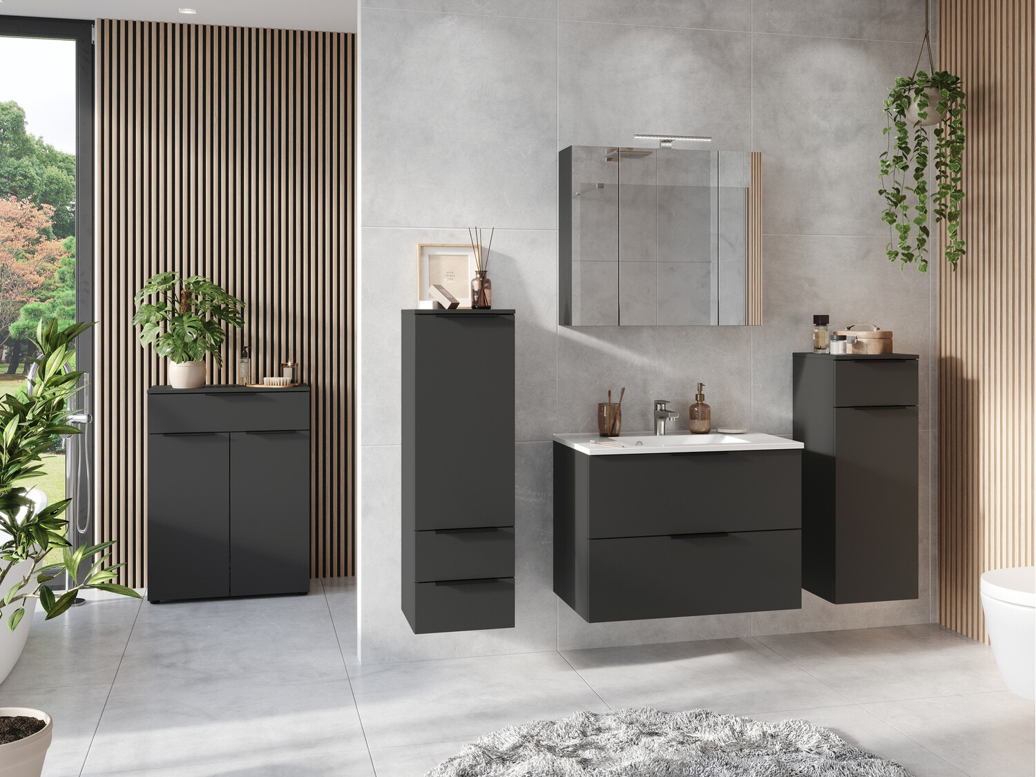 Viseći ormarić za kupatilo Temeli 102