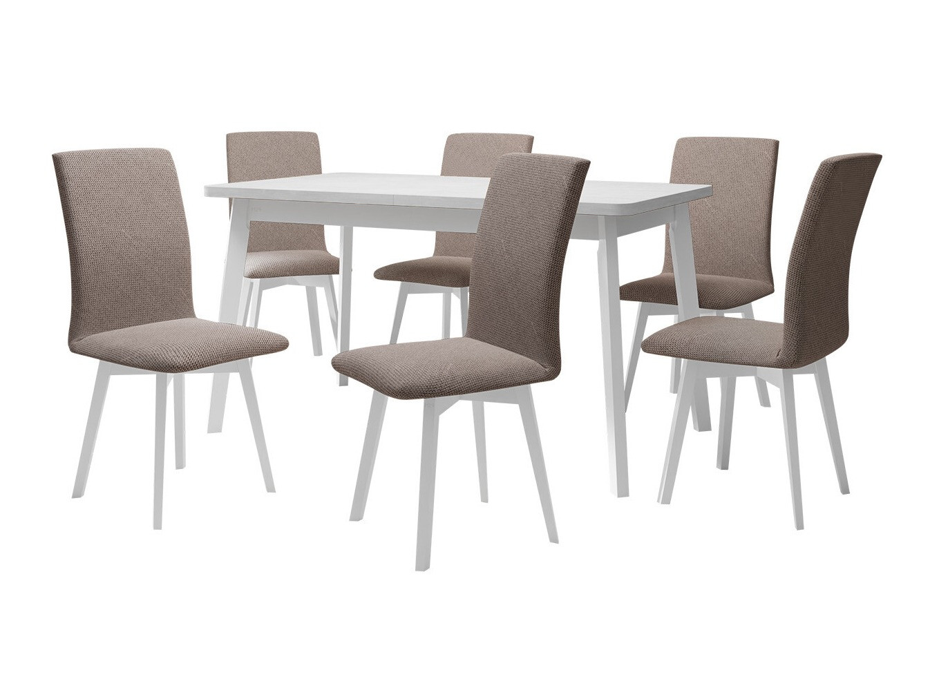 Trpezarijski set Victorville 335 (Belo)