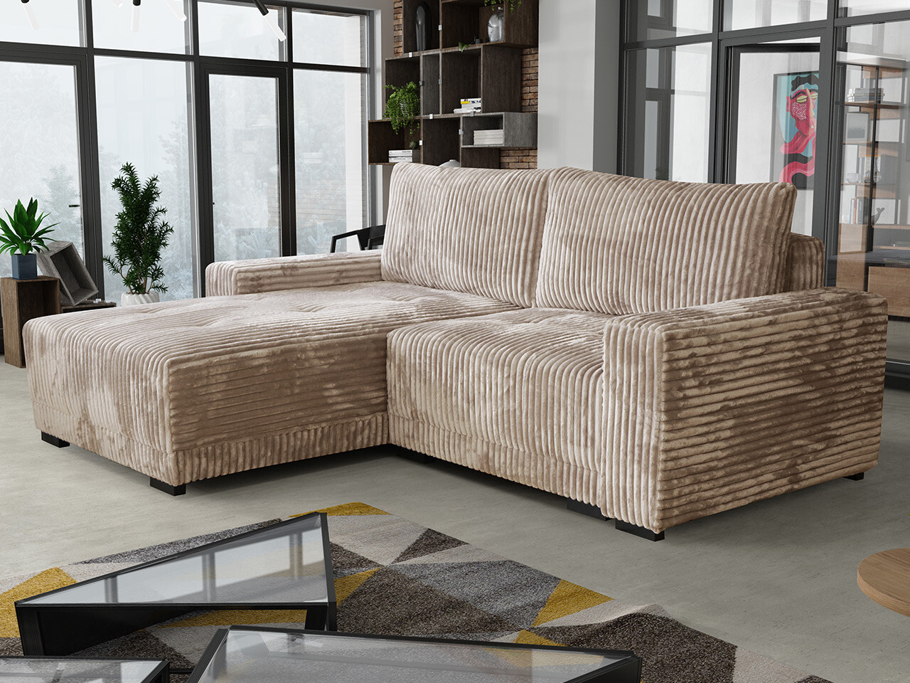 Ugaona sofa Columbus 204 (Tilia 17)