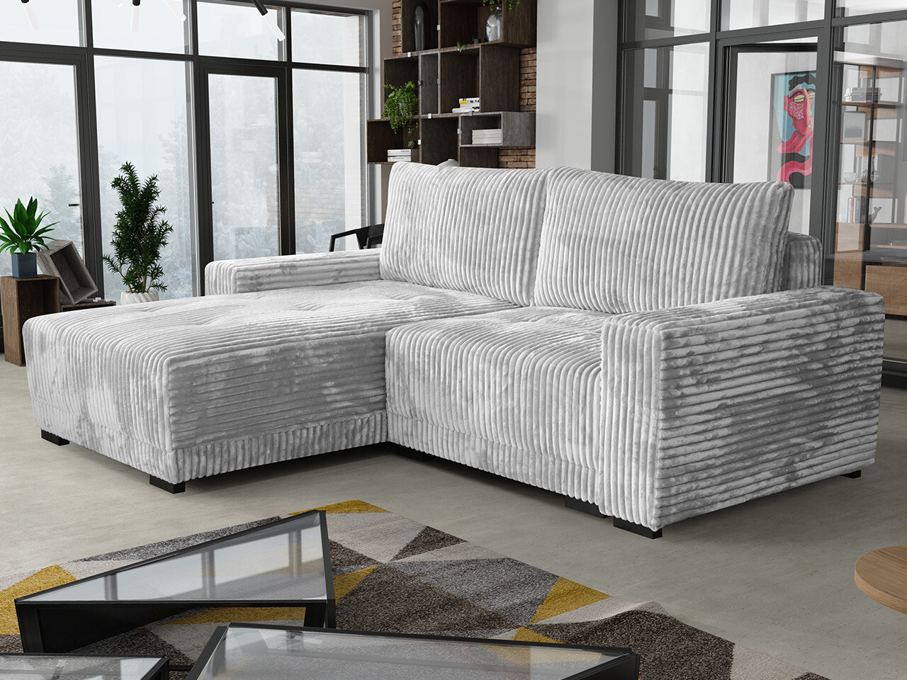 Ugaona sofa Columbus 204 (Tilia 86)