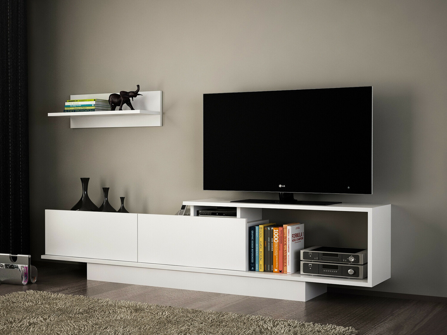 TV komoda Kailua 849 (Belo)