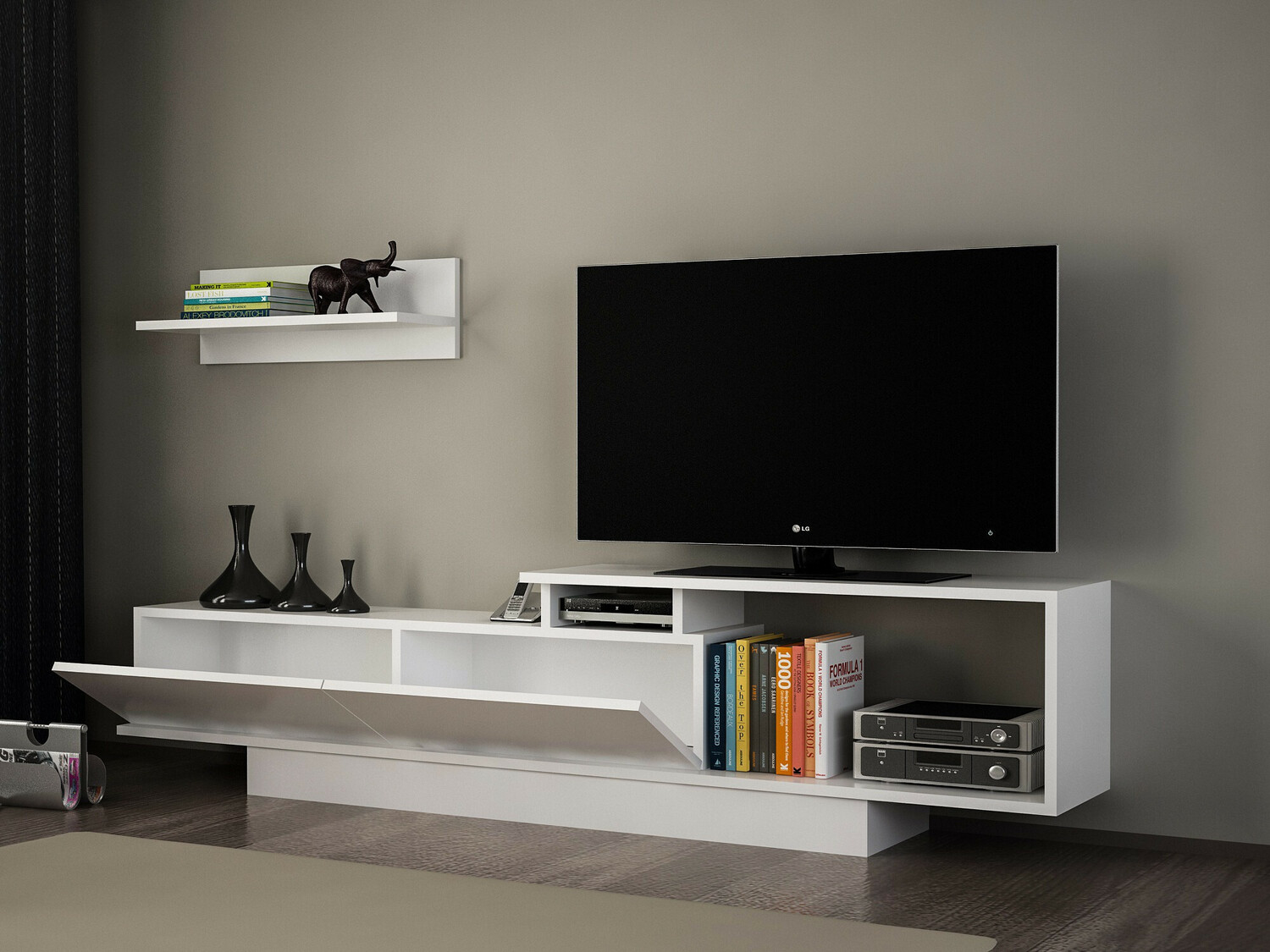 TV komoda Kailua 849 (Belo)