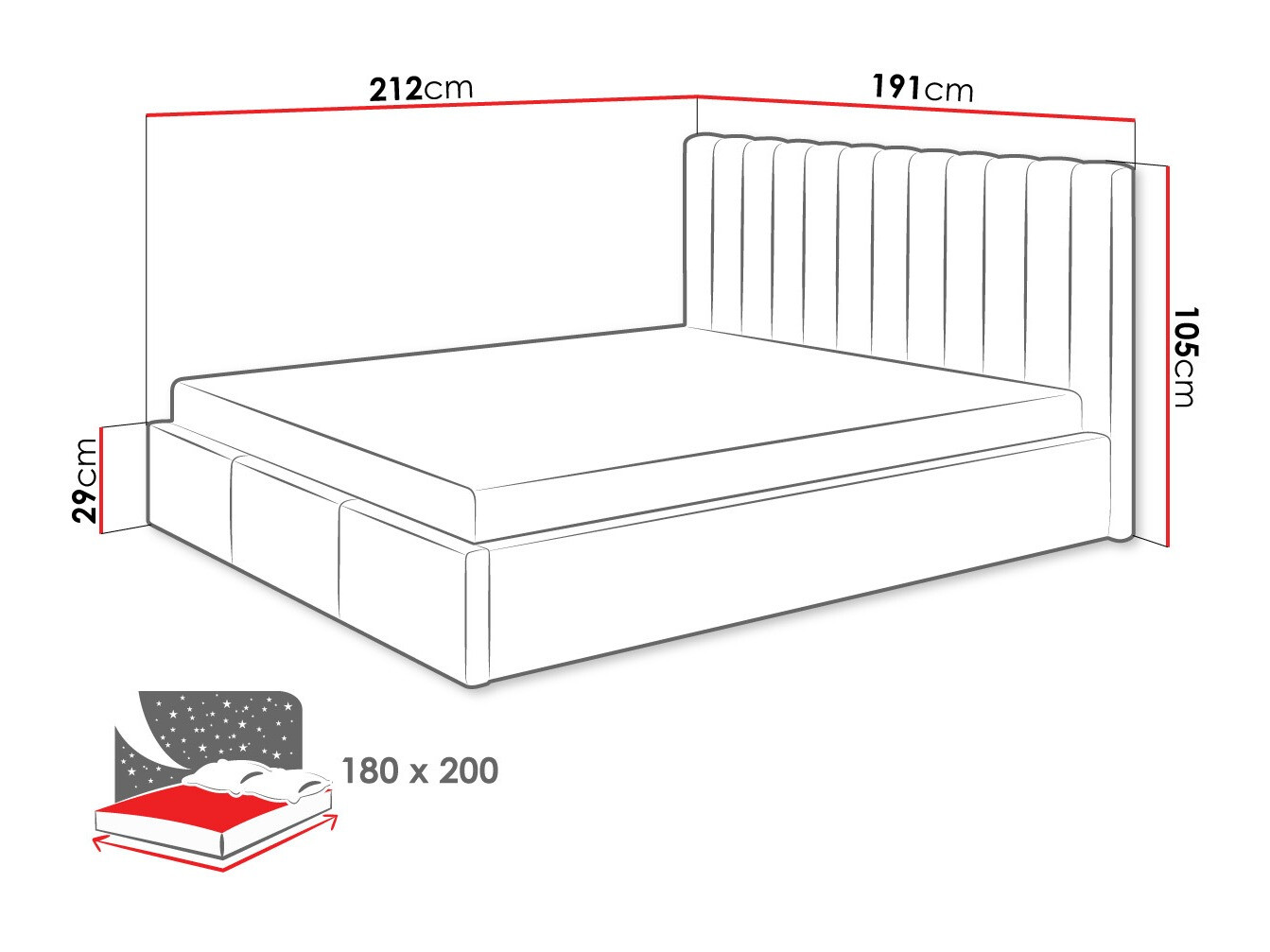 Krevet ComfiDream 179 (Fresh 13)