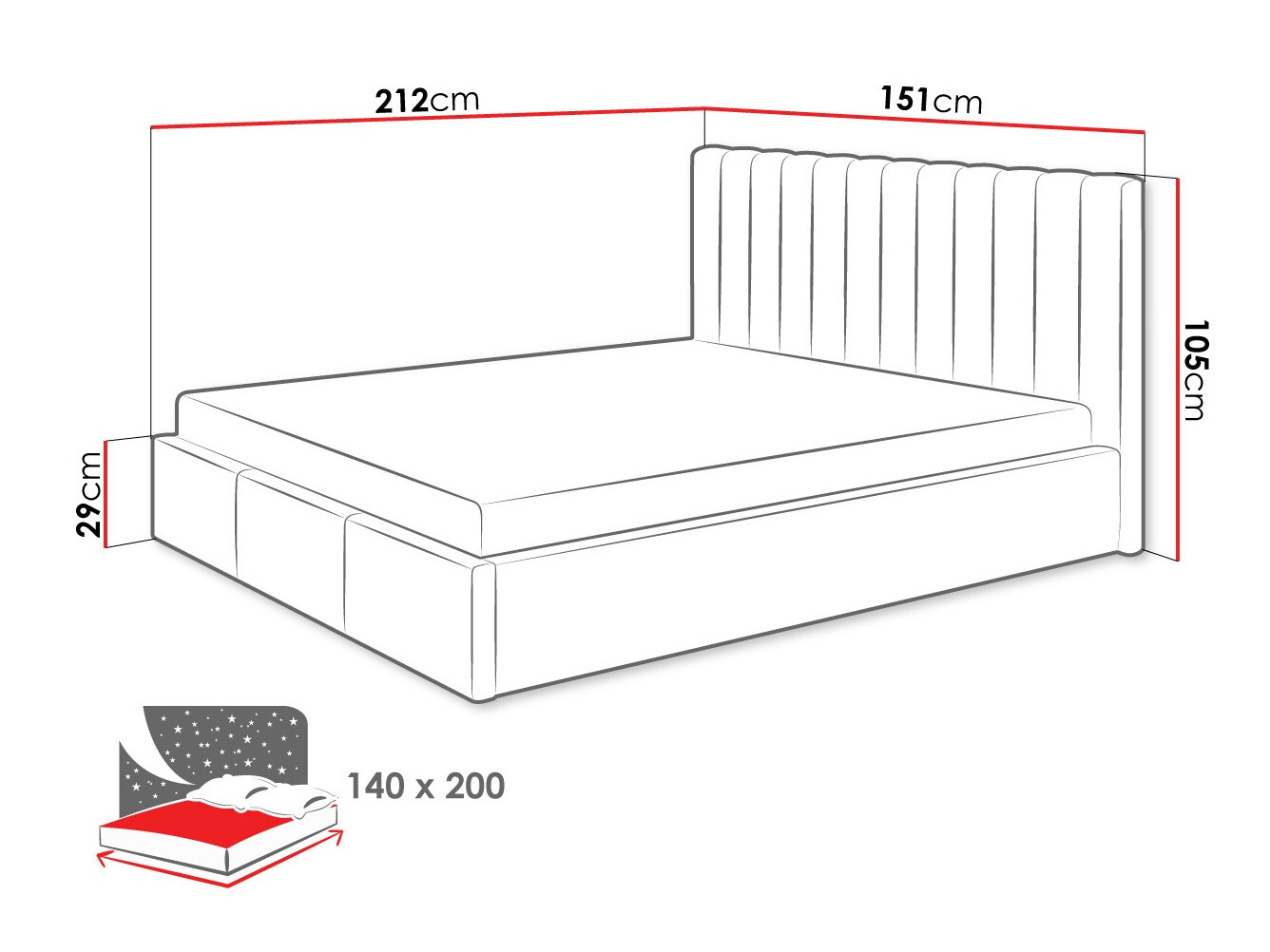 Krevet ComfiDream 179 (Fresh 32)