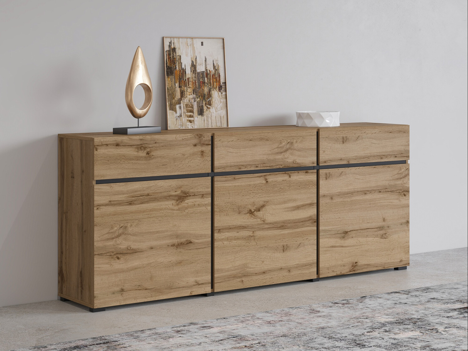 Komoda Alfere 103 (Вотан храст)