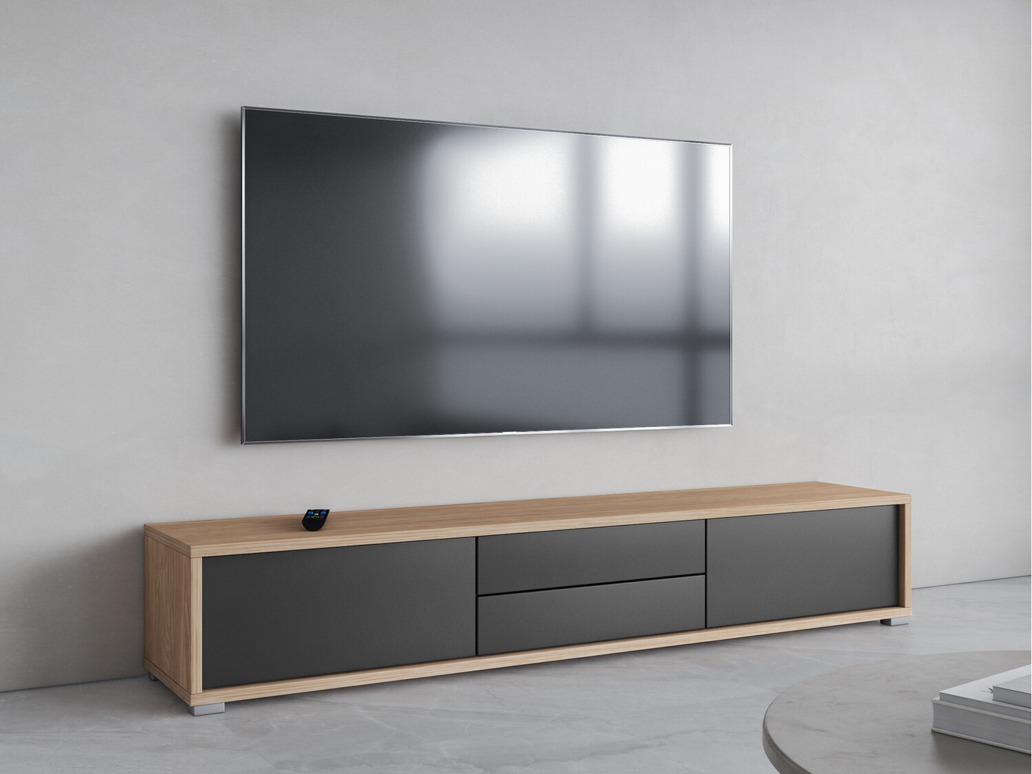 TV sto Austin 325 (Hrast + Antricit (ugalj))