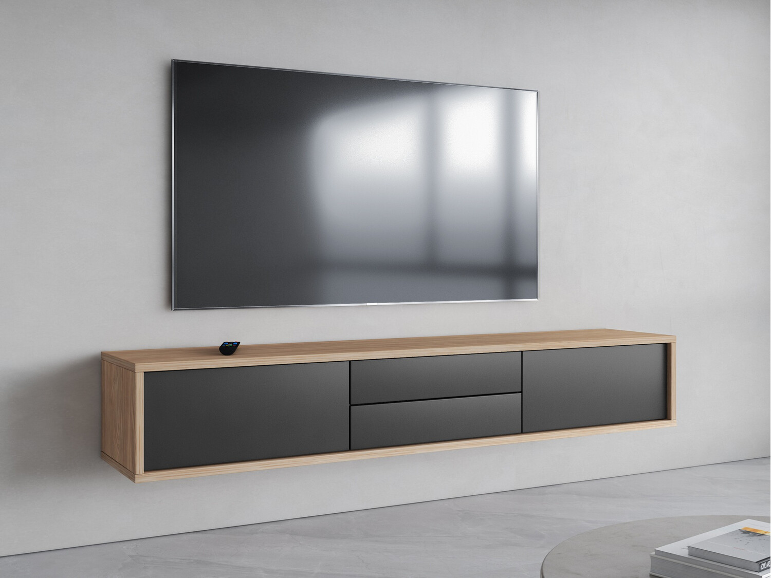 TV sto Austin 325 (Hrast + Antricit (ugalj))